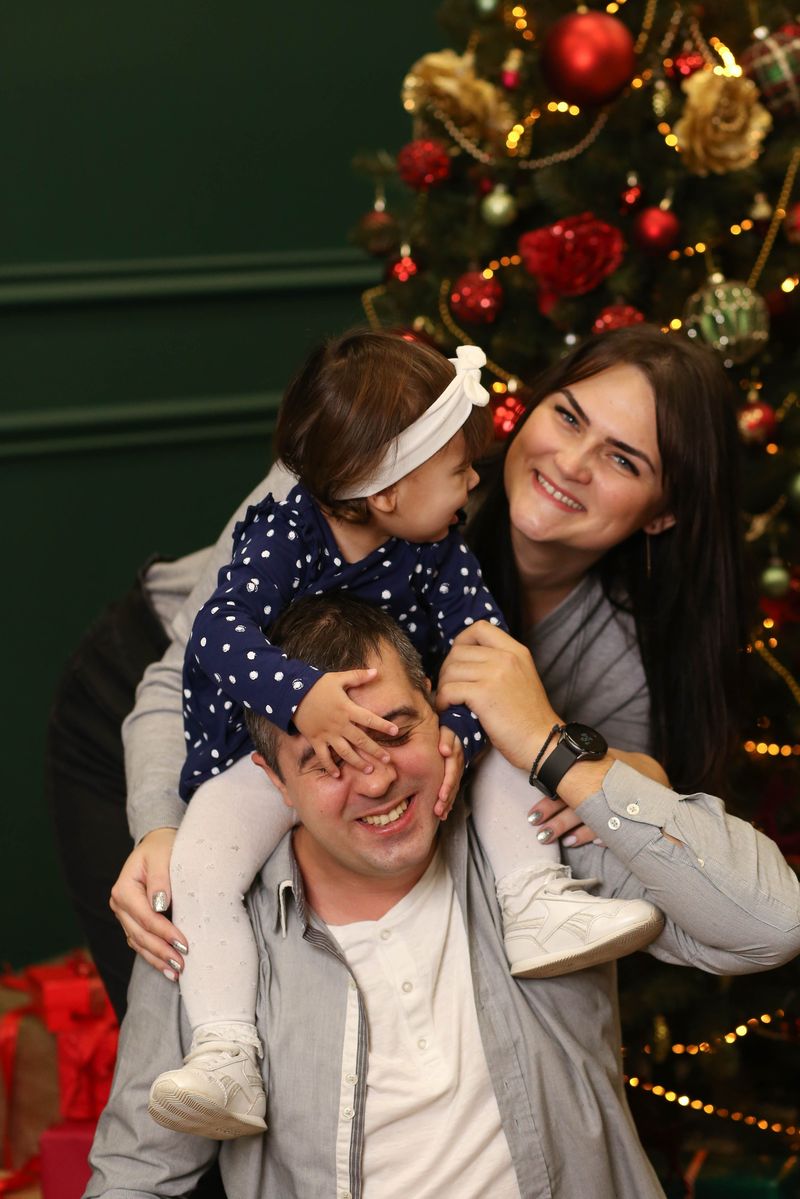 Happy family enjoying time together