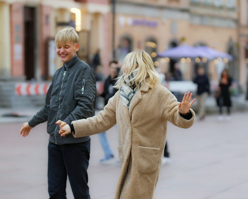 People enjoying an active day outdoors